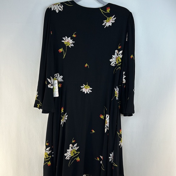 NWT Free People Floral Wrap Mini Dress - Picture 6 of 11
